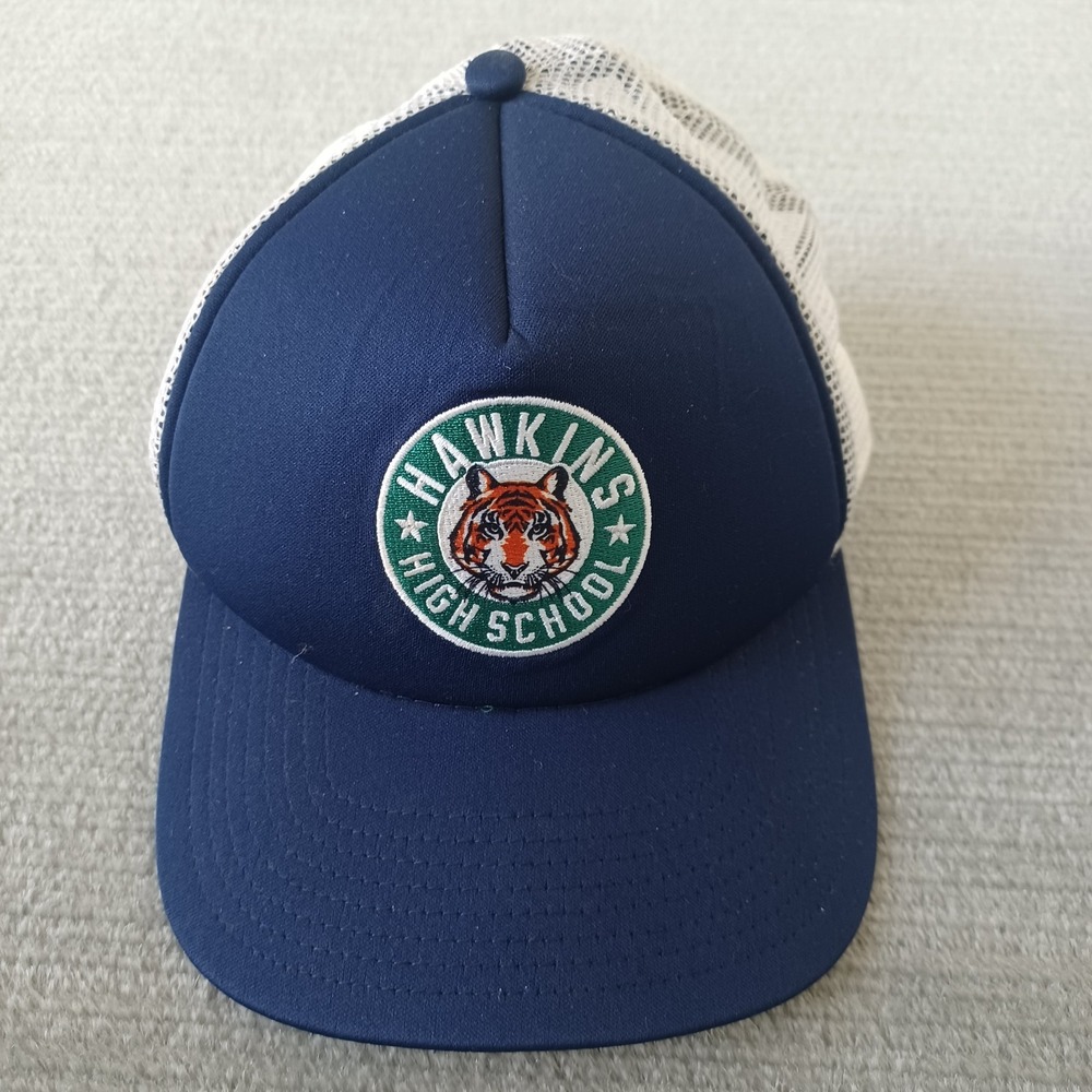 Stranger Things x Nike Hawkins High School Trucker Style Baseball Hat Adjustable